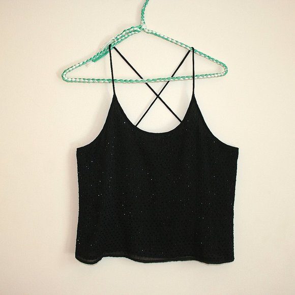 Liz Claiborne Collection Beaded Strappy Halter Top - Picture 2 of 8